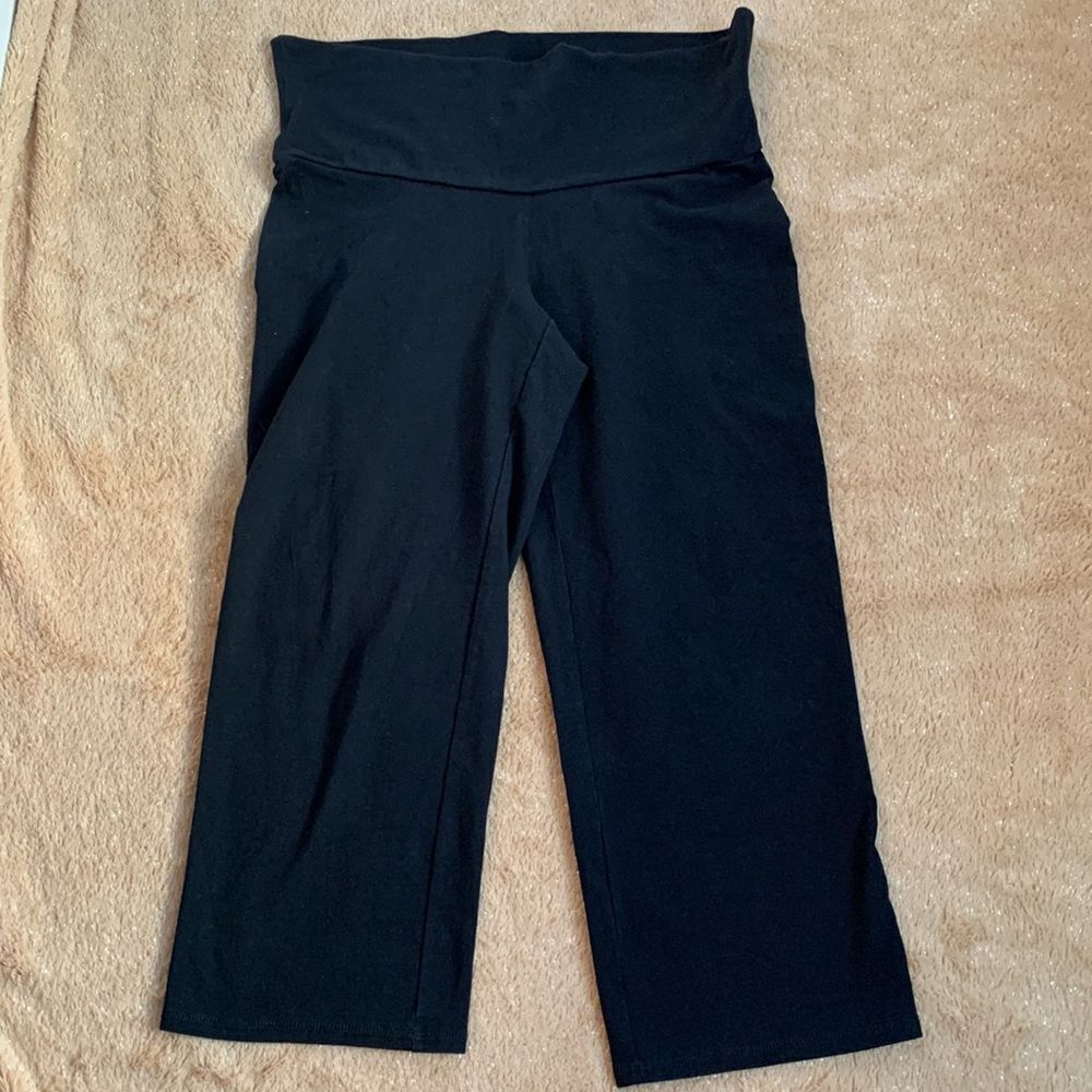 Old Navy Maternity Cotton Yoga Pants Leggings Set of 3 S Black - Picture 5 of 16